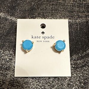 Kate Spade Blue and Gold Earrings